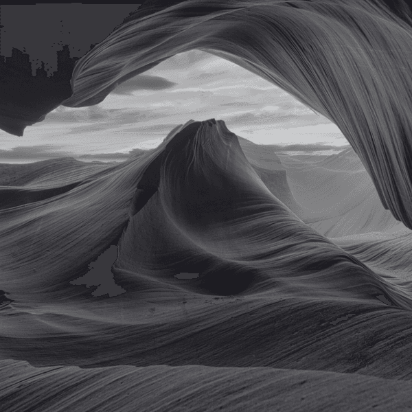 Natural rock formation or cave interior